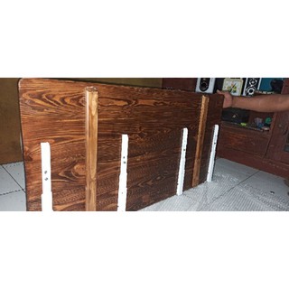 Meja lipat dinding kayu jati belanda 120x50 dan 100x60 