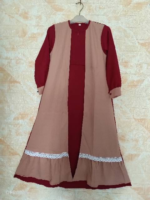 Gamis anak tanggung sabiyan diskon ..75000-65000