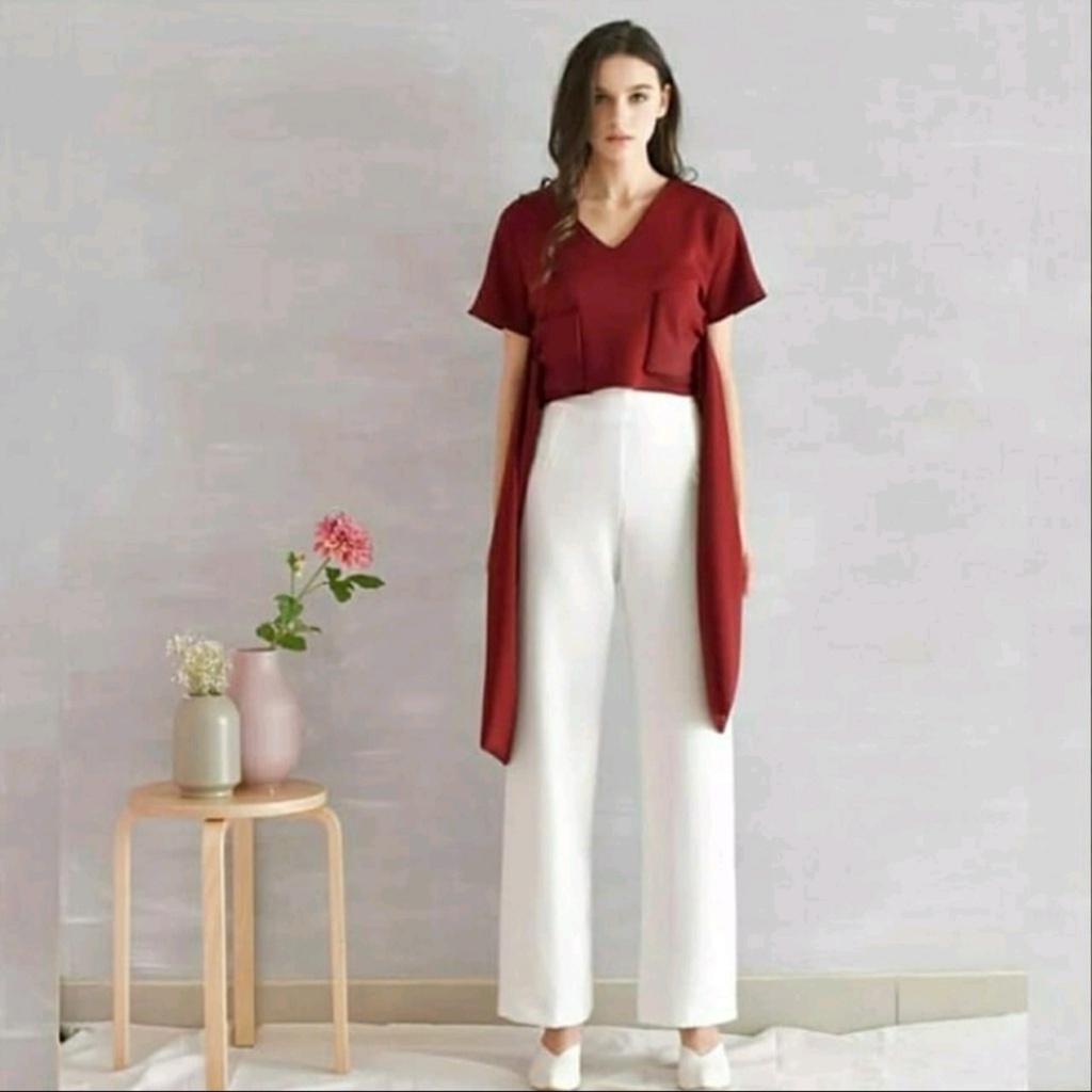 CELANA KULOT PANJANG WANITA / CELANA KULOT HIGHWAIST CASUAL WANITA / CELANA PANJANG WANITA-1