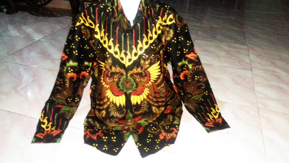 Kemeja Batik Pria Ppbtk07 Modern Lengan Panjang Casual Modis Trendy Masa Kini M L Xl