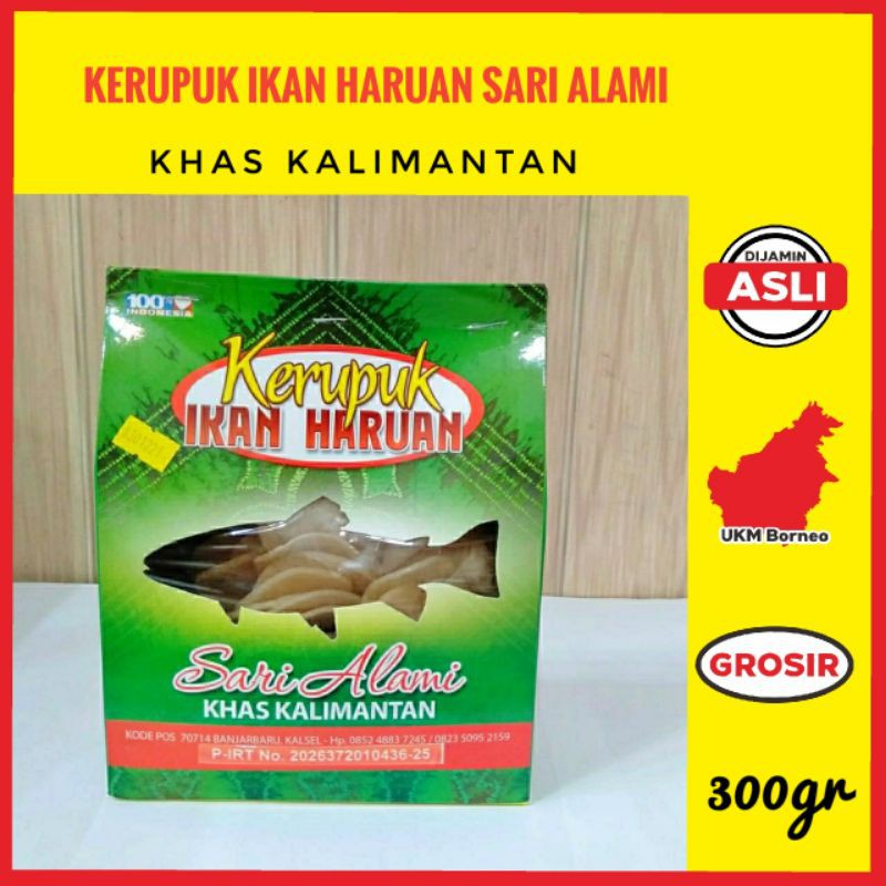 

Kerupuk Ikan Haruan (Gabus) Sari Alami Oleh Oleh Banjarmasin Kalimantan