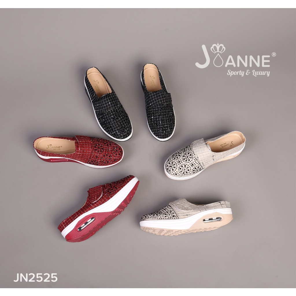 JOANNE SEPATU WANITA SLOP WEDGES SHOES #JN2525 ORIGINAL (RESTOCK)