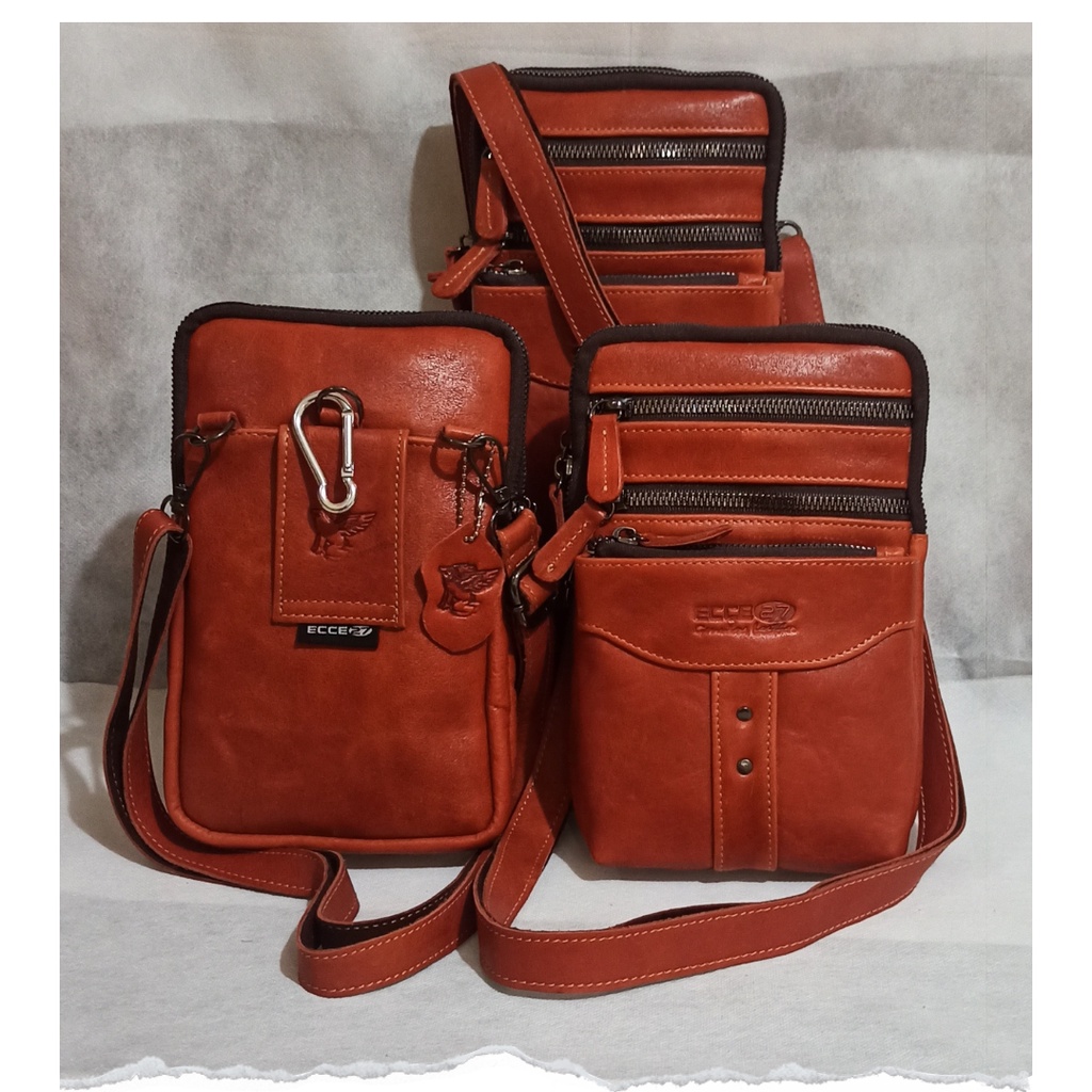 TAS KULIT TK.62 TAN ECCE 27