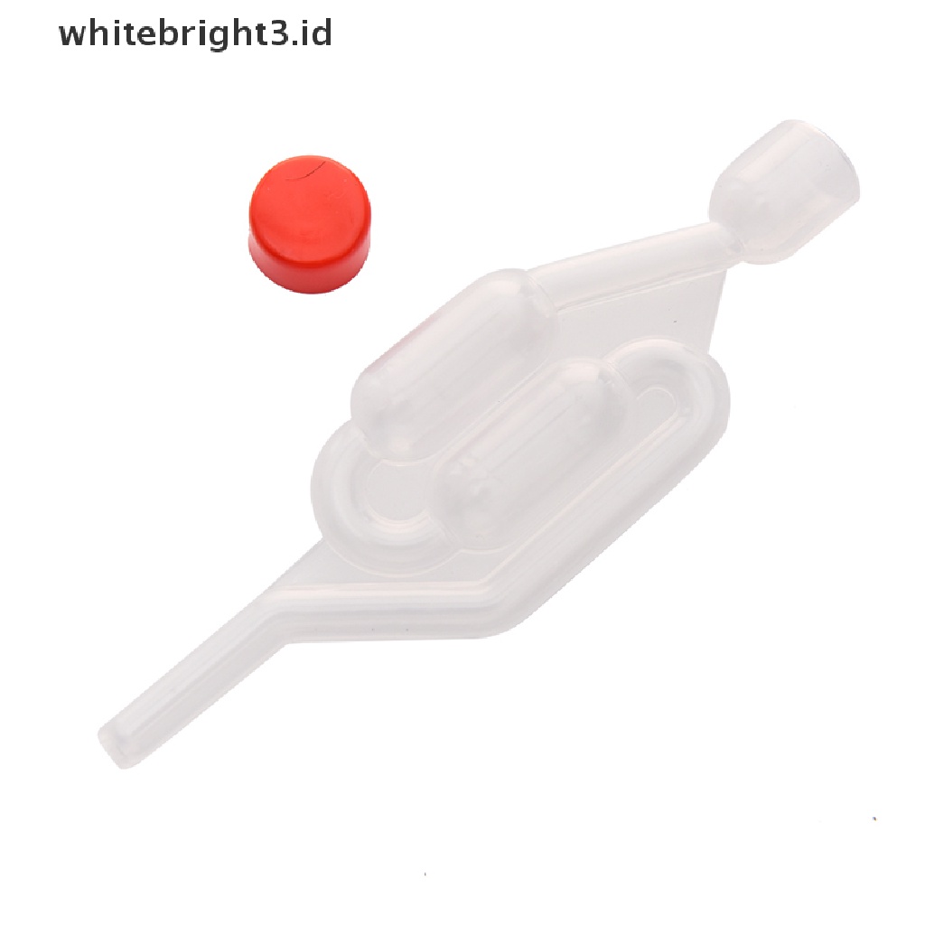 (whitebright3.id) Katup Fermentasi Wine / Bir Satu Arah Bahan Plastik