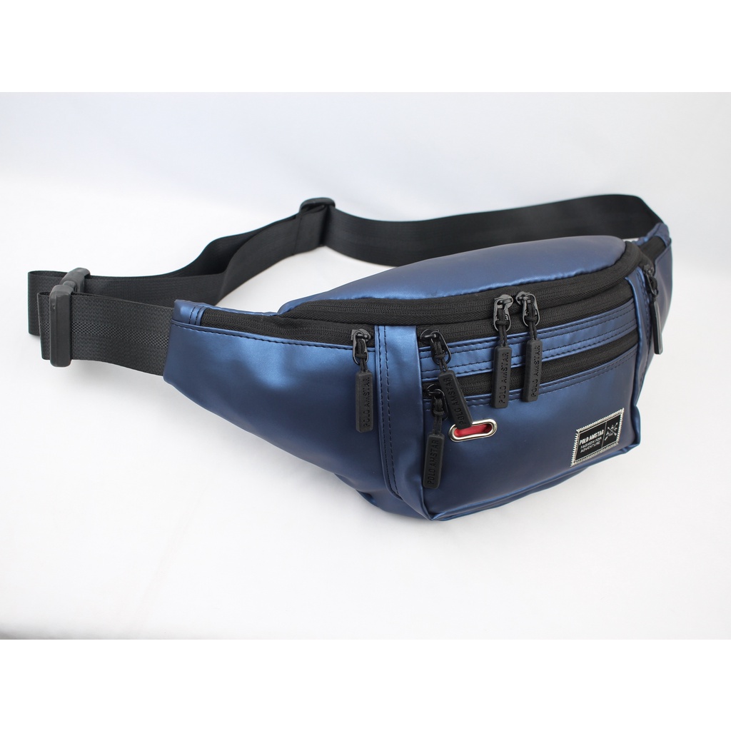 Waistbag Import Quality Polo Amstar Bahan Ballon Anti Air Tas Pinggang Tas Selempang Bahu