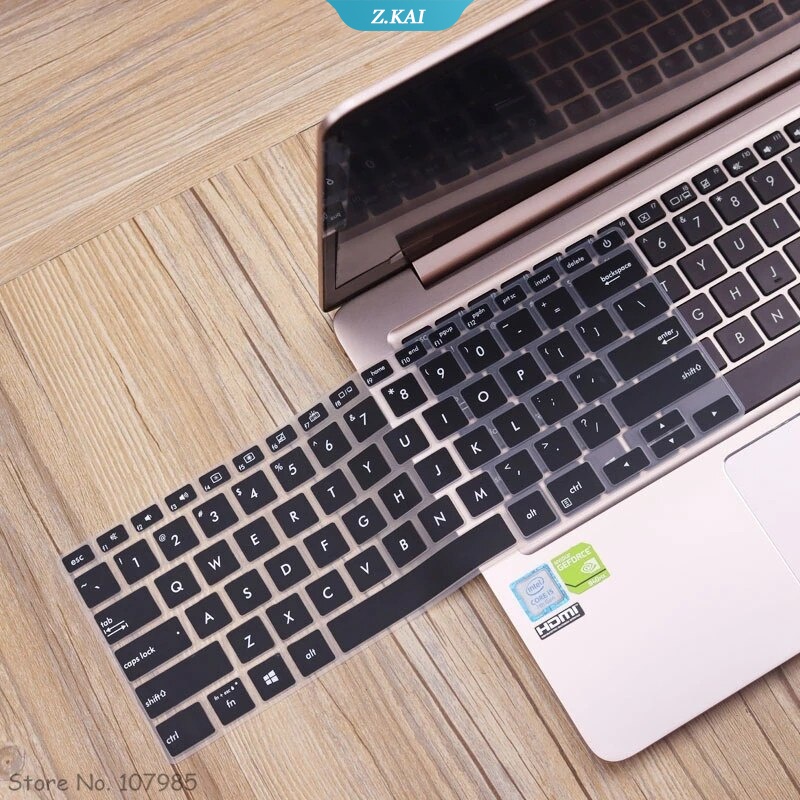 Asus ZenBook 14 &quot;UX433FN UX434 UX434F UX392FN Cover Pelindung Keyboard Laptop Bahan Silikon Tahan Air Dan Debu