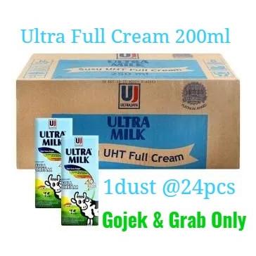 

BISA COD Susu Ultra Full Cream 200 ml || Susu UHT Tinggi Kalsium ||1 Dus 24 pcs