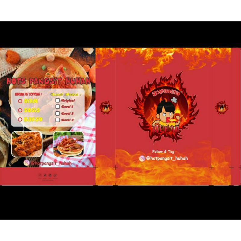 

Kantong kertas Foodgrade full warna