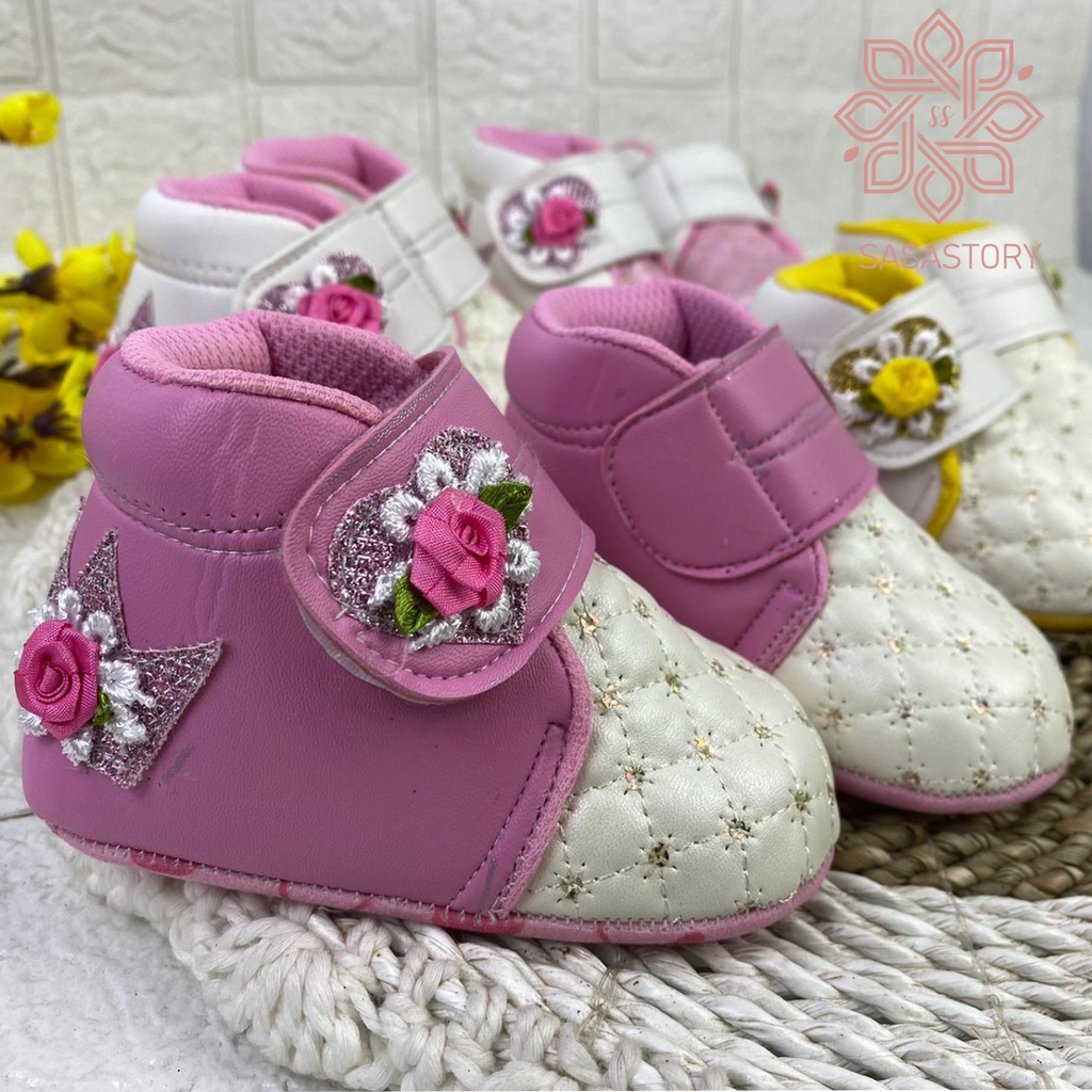 SEPATU BOOT BAYI ANAK PEREMPUAN 0-12 BULAN XP03