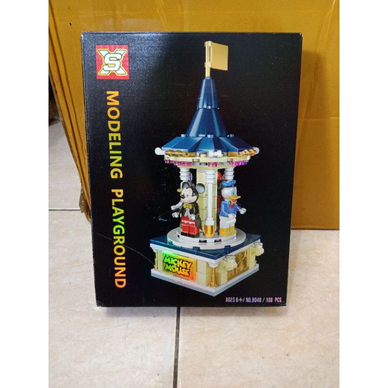 Mainan Anak bricks Mickey Mouse