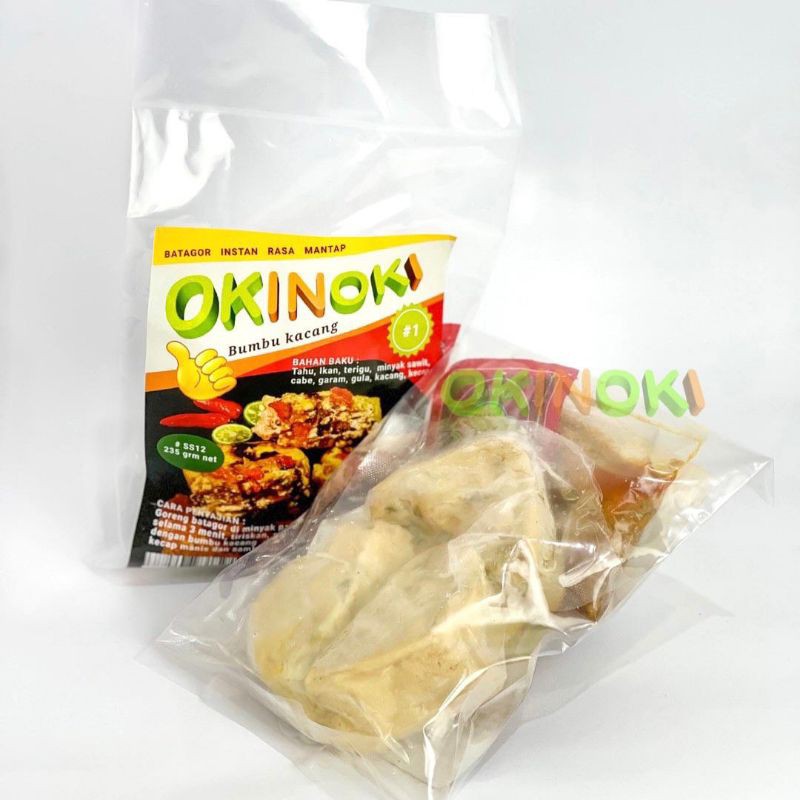 Batagor Bumbu Kacang Okinoki / Baso Tahu Goreng Instan