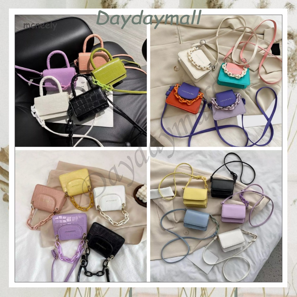 Tas Selempang Wanita SlingBag Mini Fashion Wanita Casual Selempang TS14