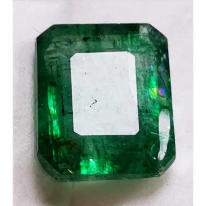 Cincin permata zamrud colombia big asli sertifikat