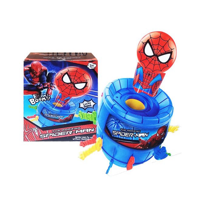 Slime Guar Gum - Pie Face Game - Mainan Gigit Buaya Spiderman Barrel (Mainan Lucky Game Seperti