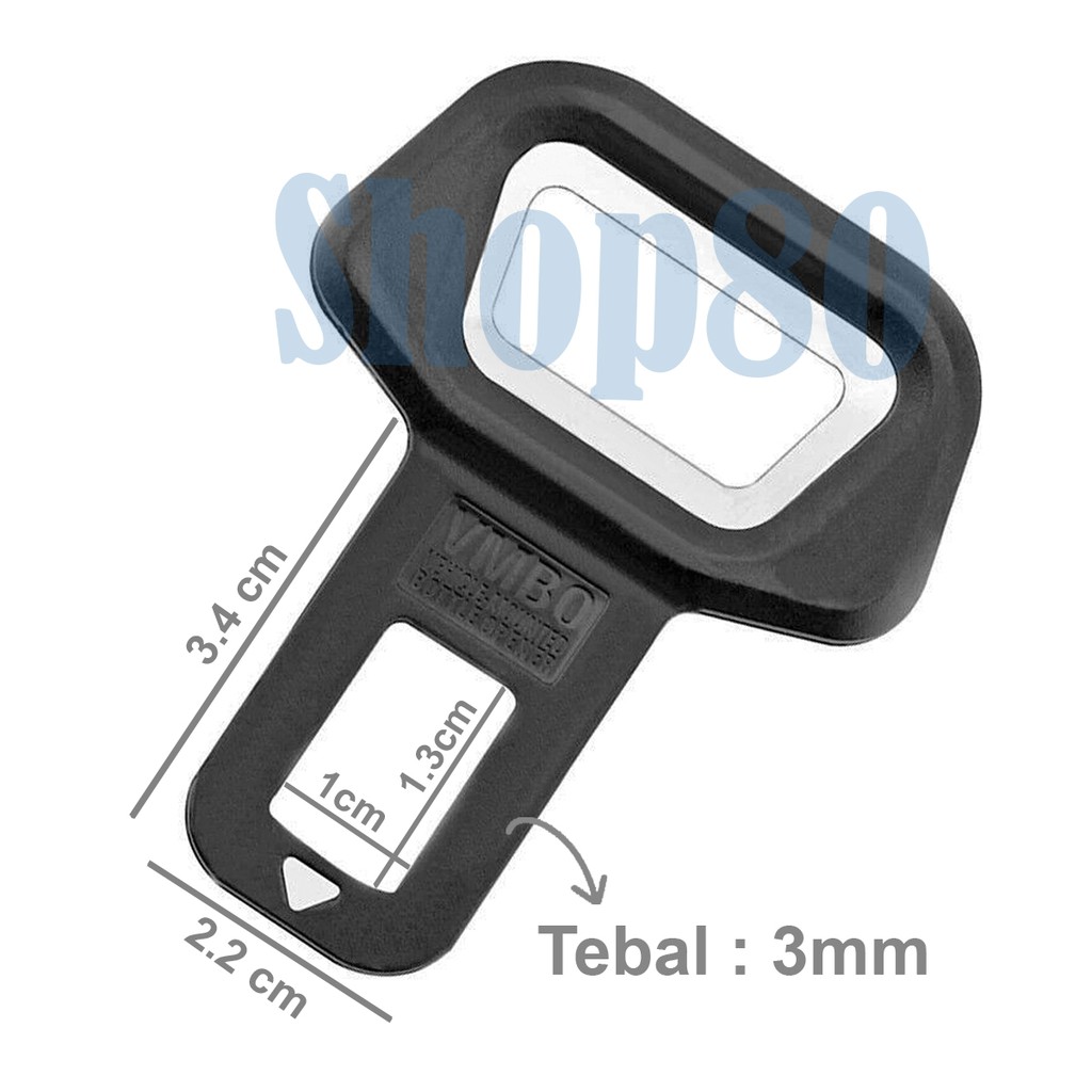 Colokan Seat Belt VMBO / Logam Polos Buckle SeatBelt Sabuk Pengaman Warning Alarm Buzzer Safety