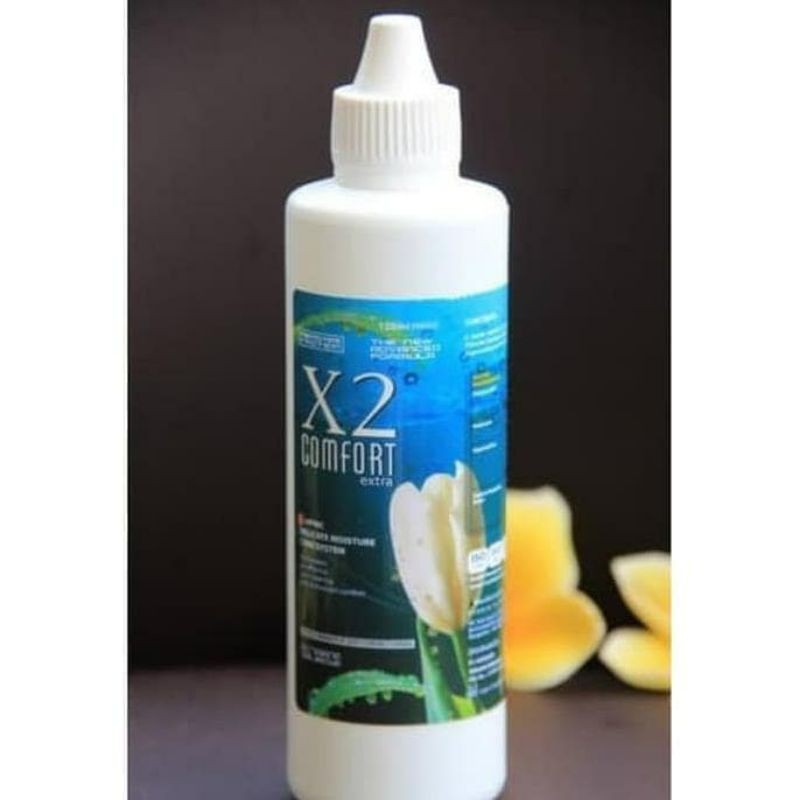 Cairan Softlens X2 120ml / Pembersih soflens x2 120ml