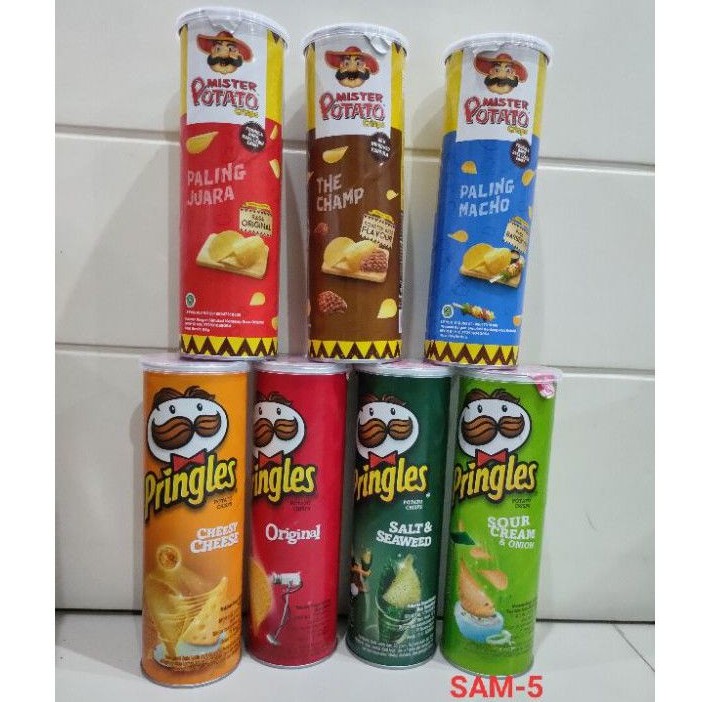 

PRINGLES Potato Crisps klg 107g All Varian / Mister Potato 85g