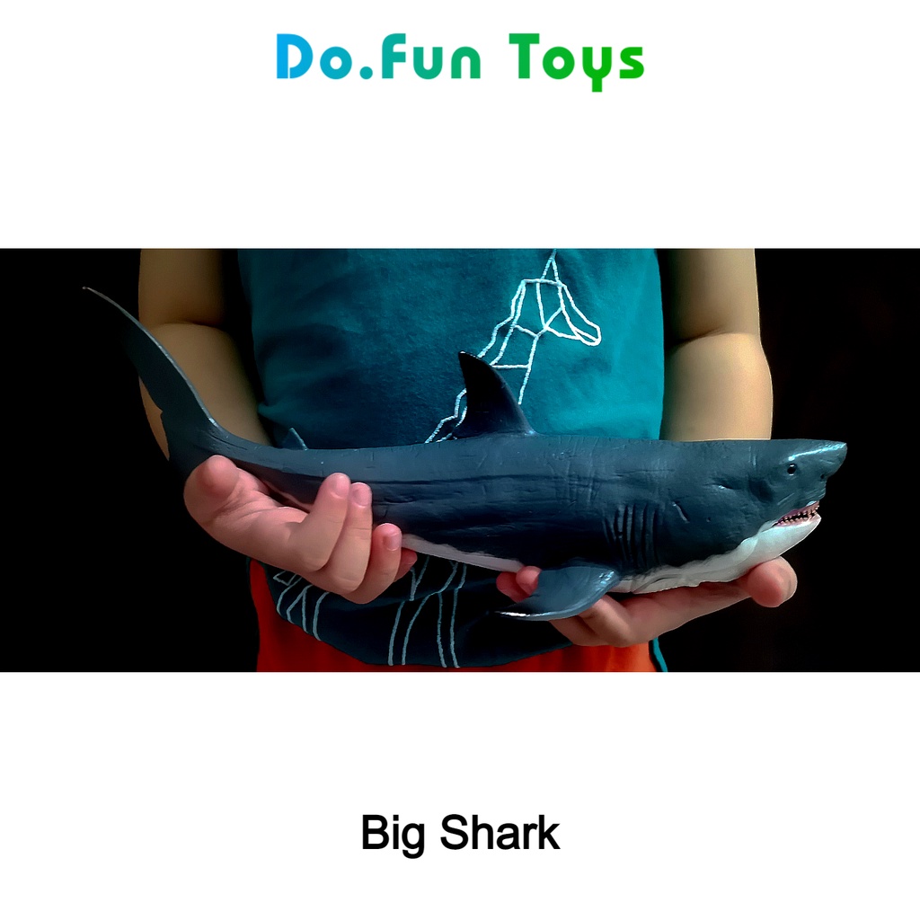 Animal Figurine | BIG SHARK / Mainan Miniatur Hiu Besar