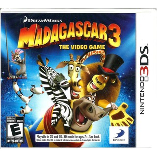 Nintendo 3DS Madagascar 3 : The Video Game