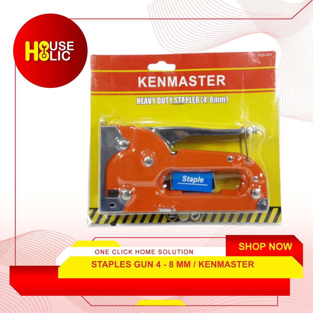 Staples Gun Blister 4 - 8 mm / Staples Tembak / Staple / Steples Gun