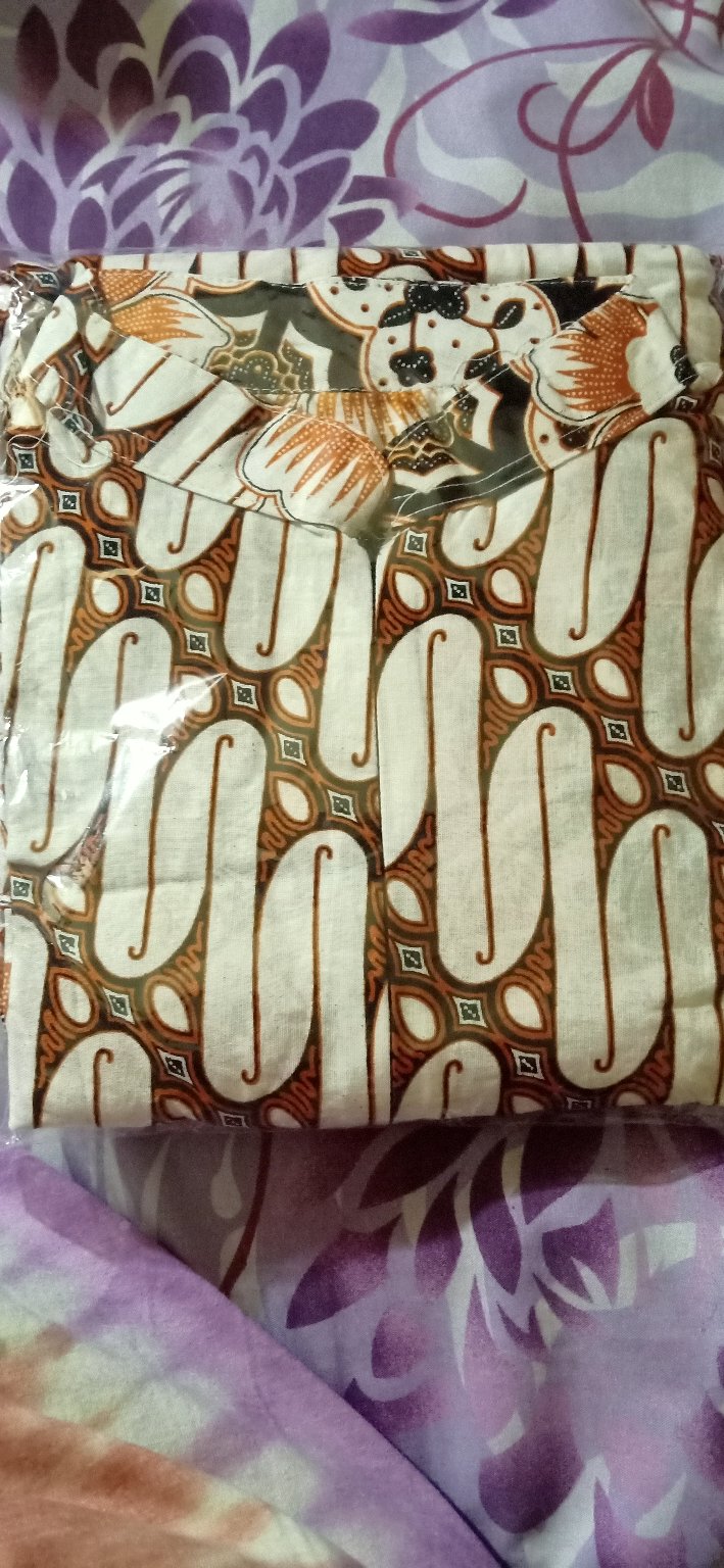 Gamis Batik Baju Wanita All Size Ld 110 Fashion Muslim Batik Pekalongan Pakaian Syari Busui Adem