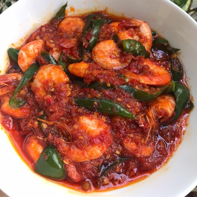 

Udang Cabe Ijo Balado Mama Mertua isi 250 gram