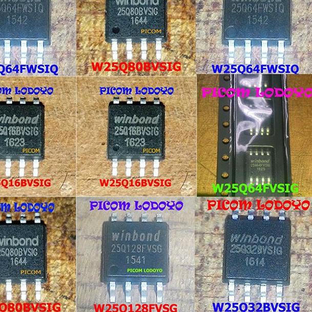 Viral IC Memory Eeprom Sudah Isi Flash Program Firmware Bios Eprom 25Q40 25Q80 25Q32 25Q64 25Q128 25