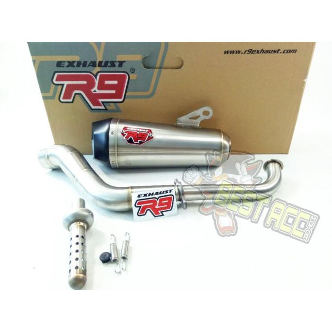 Terbaik Knalpot R9 Nmax 150 Alpha Series/R9 Knalpot Racing Alpha Nmax Terbaik