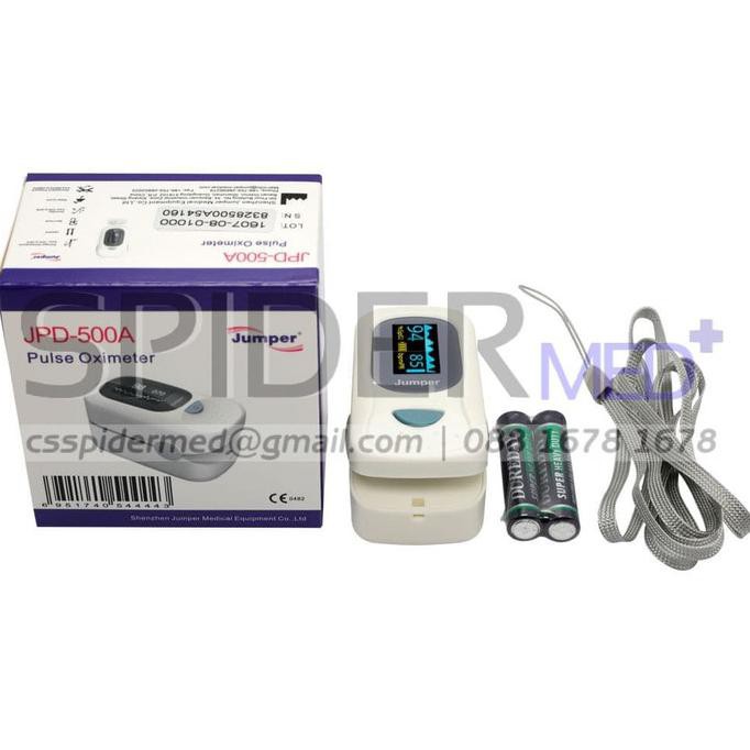 Jumper Jpd 500A Pulse Oximeter Spo2 Oxymeter Oxymetri Jpd500A / 500 A Redvelvetstoreid
