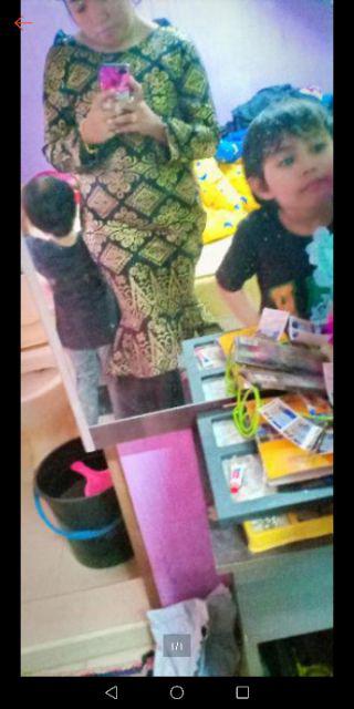Zola_batik Batik Couple Gamis Mermaid Pinilih Duyung