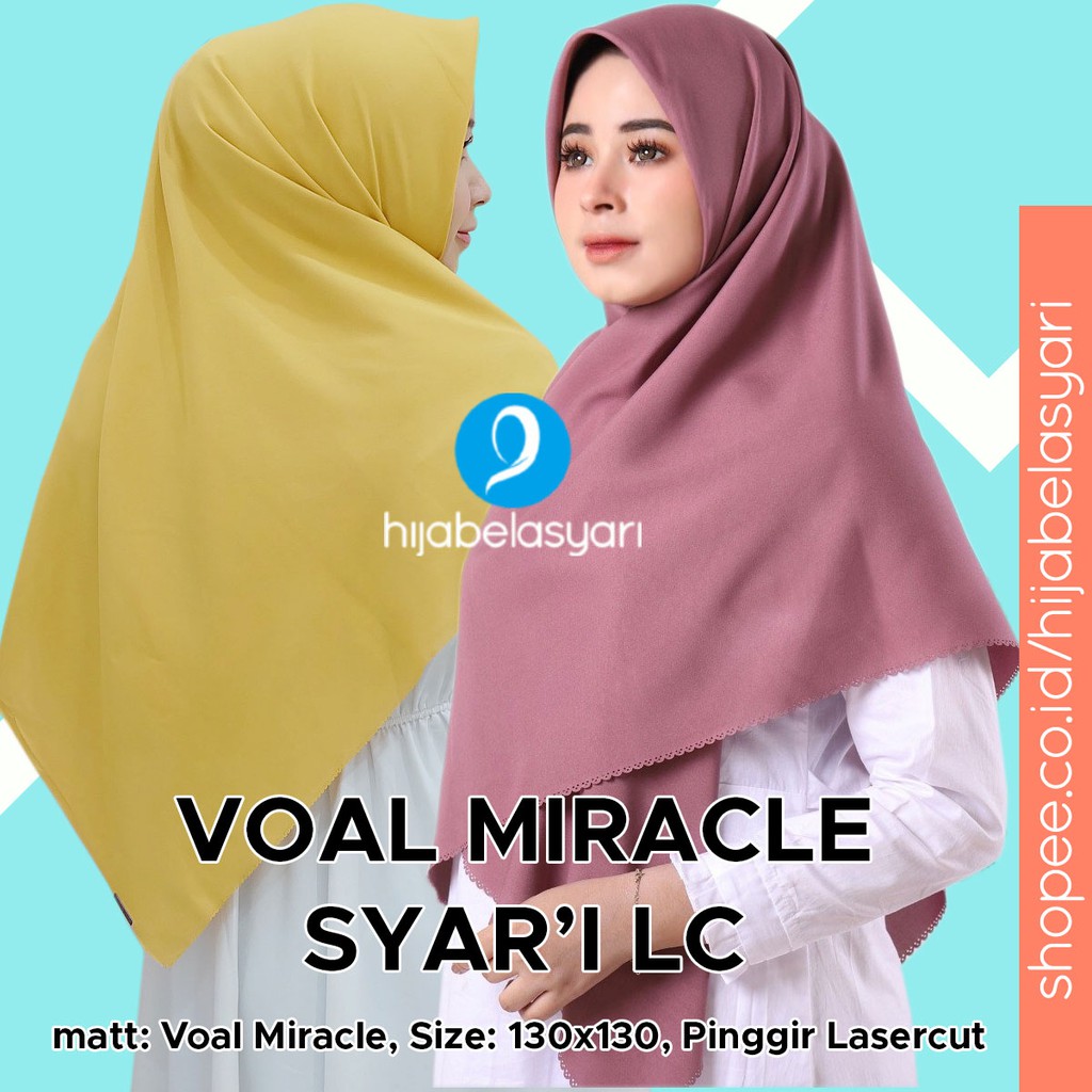 SQUARE VOAL MIRACLE SYARI ORI UMAMA SEGIEMPAT LASER CUT  SQUARE VOAL MIRACLE SYARI ORI UMAMA SEGIEMPAT LASER CUT