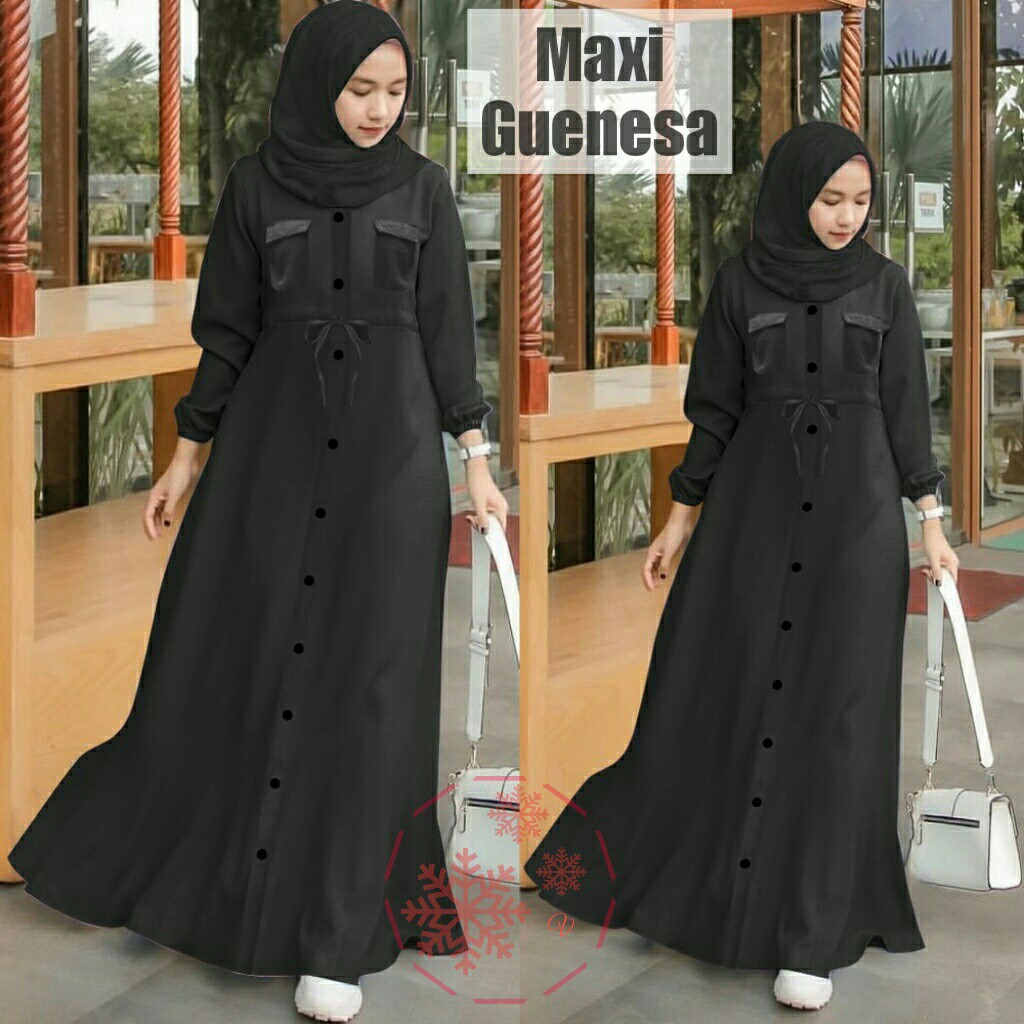 Lexander Fashion  Maxi Guenesa / Pakaian Muslim Dress Maxi Guenesa-3