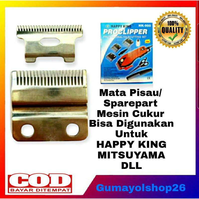 Mata Pisau Cukur Happy King Hk900 / Mata Pisau Mesin Cukur Rambut Happy King hk900 / MS 5019