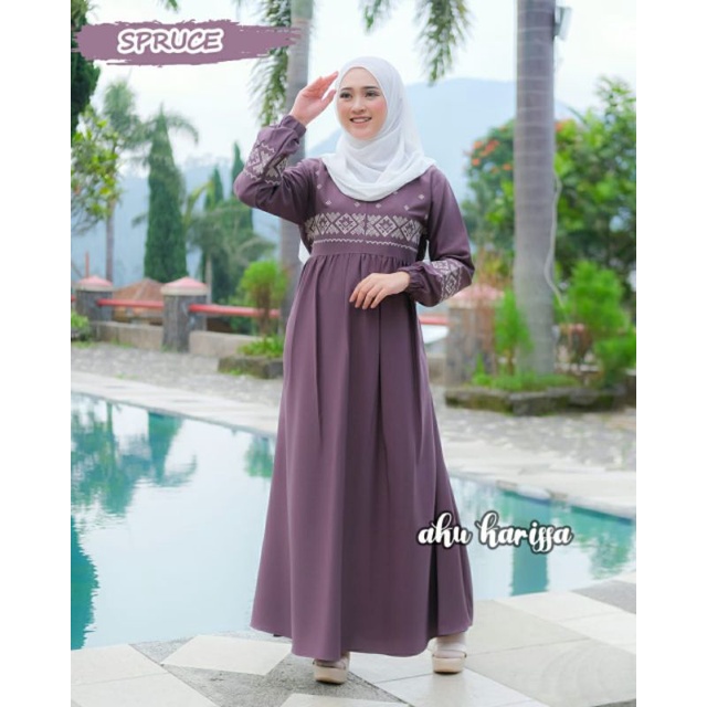 DZIFA DRESS BORDIR BY AKU KARISSA. ORI