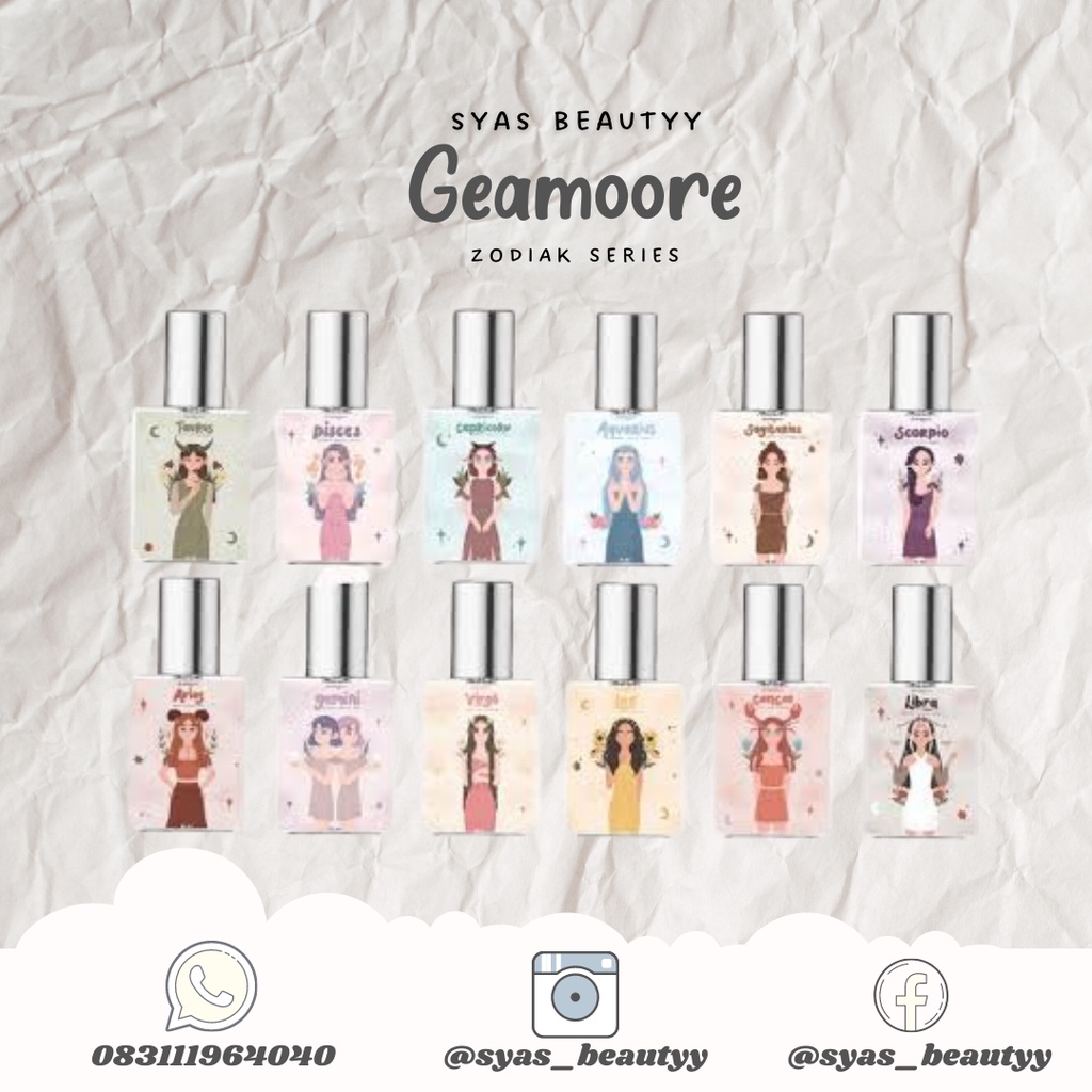 (SYAS) GEAMOORE PARFUME ZODIAK SERIES