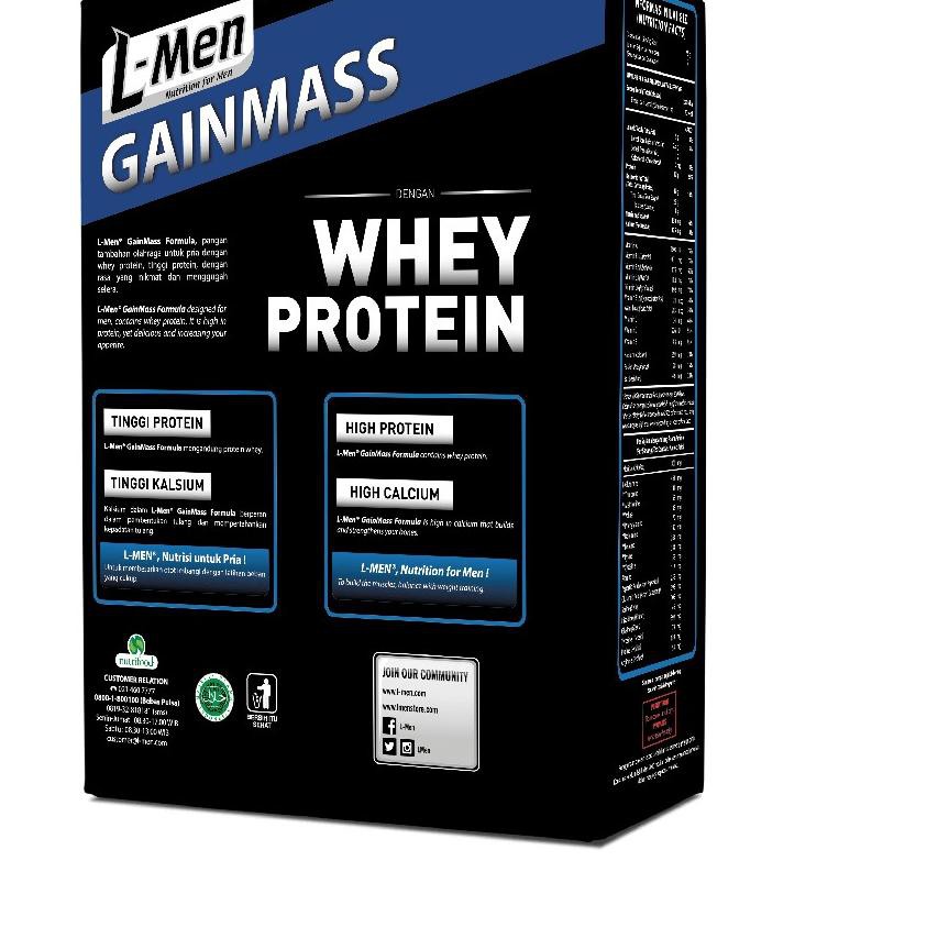 Terlaris 49 L Men Gain Mass 500gr Susu Whey Protein Lmen Gainmass Suplemen Fitness Susu Gainer Gym Shopee Indonesia