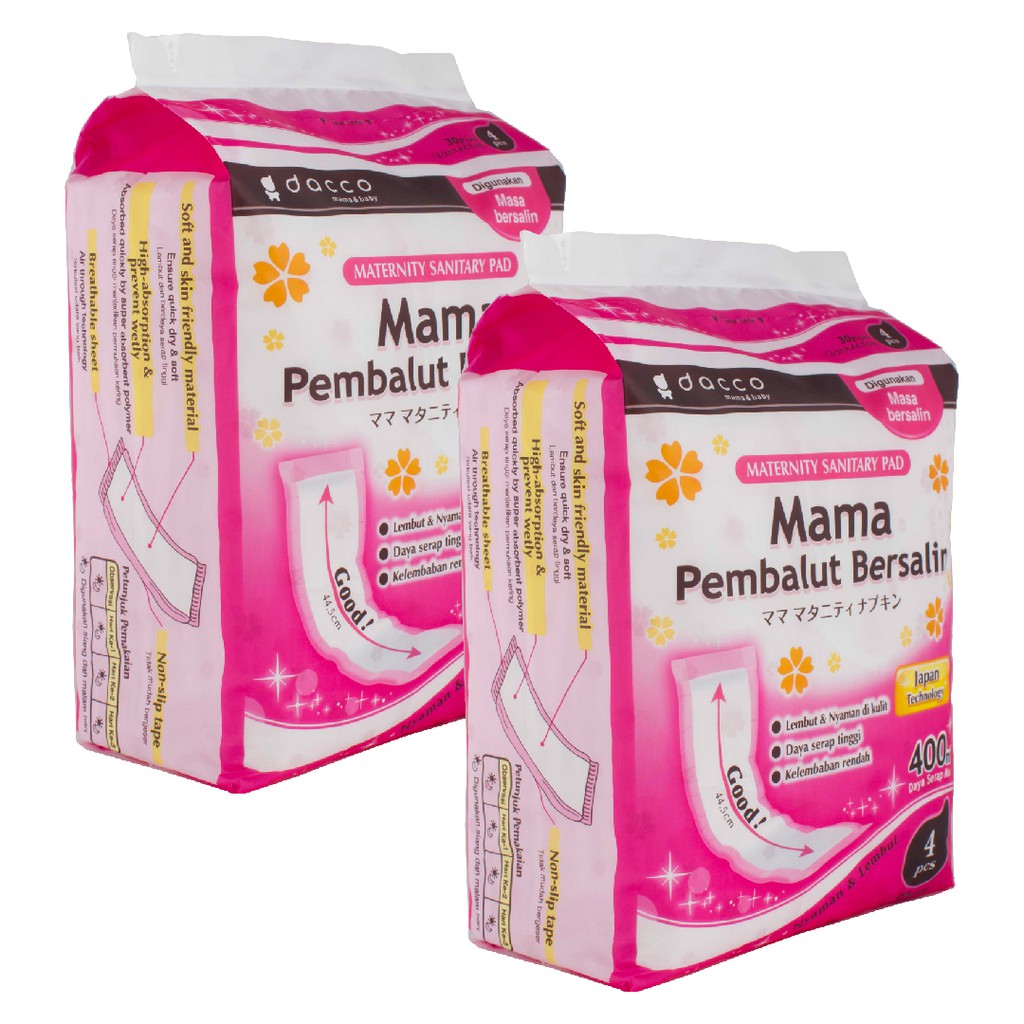 Dacco Mama Pembalut Bersalin Isi 4Pcs - Twin Pack