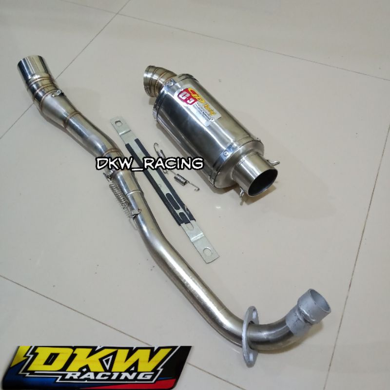 Knalpot CLD C3 Oval Pnp Blade Jupiter Z Vega Karisma Shogun Smash Kirana dll