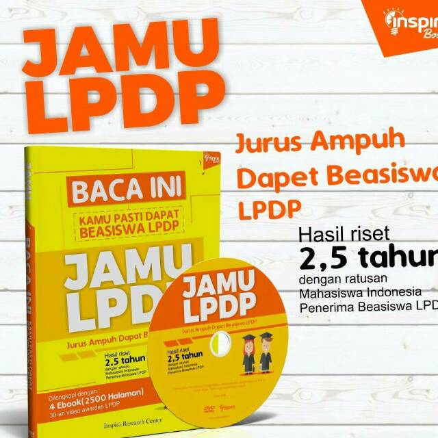 Buku JAMU LPDP Lulus Beasiswa LPDP