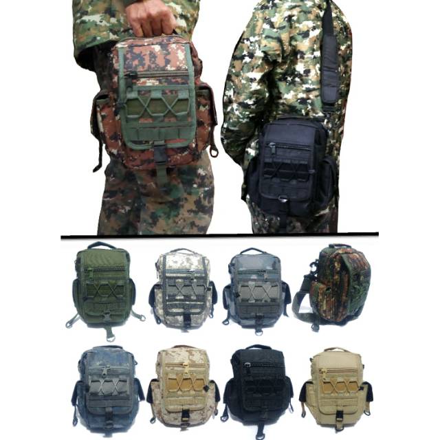 Tas selempang tactical sl773 - tas selempang army  sling bag - tas tactical outdoor militery premium