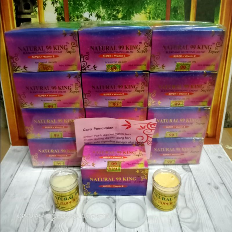 CREAM NATURAL 99 KING SIANG &amp; MALAM