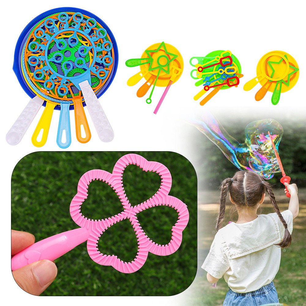 WONDERFUL 15/24/28/31Pcs 15/24/28/31Pcs Bubble Blow Maker Gift Big Bubble Wand Tool Set For Kids New Children Toys Funny Outdoor Activities