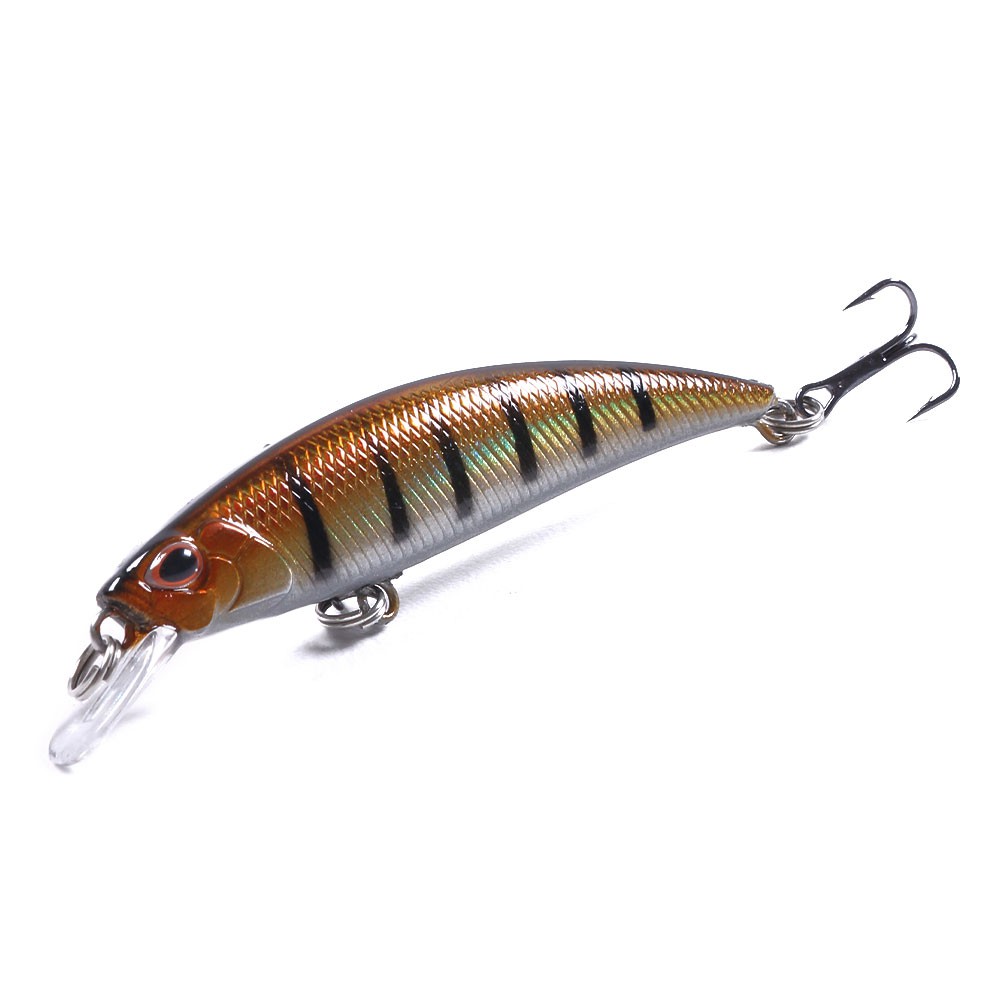 HENGJIA 1Pcs New Minnow Umpan Pancing 8cm/9g Swimbait Fishing Lure Ikan Fish Bass Bait Wobber Tackle