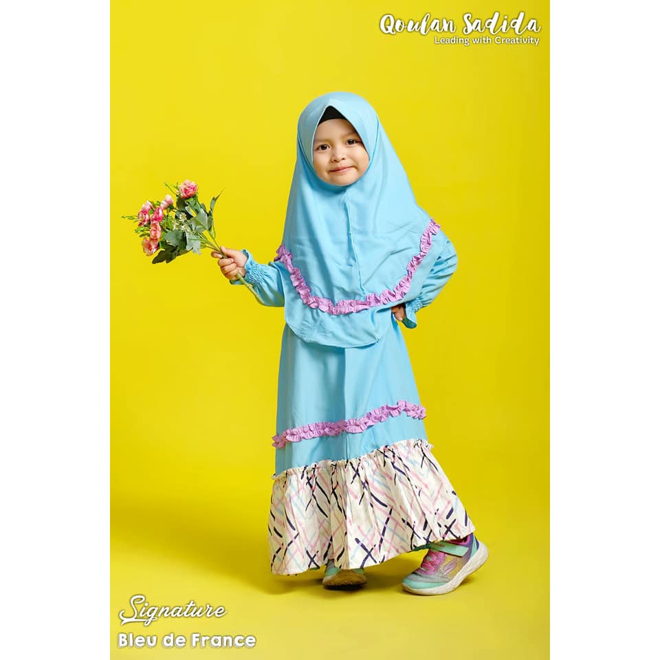 Gamis Anak Bleu de France Signature Series by Qoulan Sadida