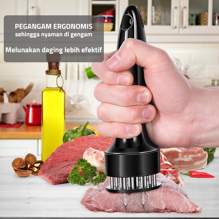 Alat Pelunak Pelembut Daging Alat Dapur Pengempuk Meat Tenderizer Pencacah Daging Manual / MEAT TENDERIZER PELUNAK