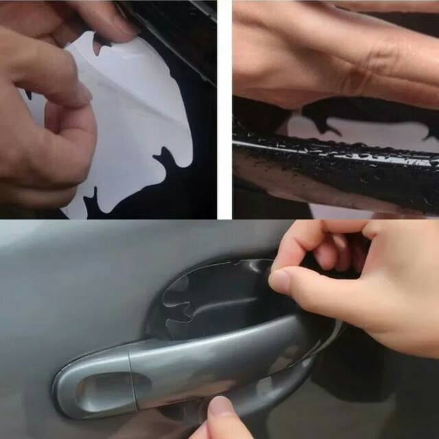 Car Handle Protector,Stiker Anti Gores Pelindung Gagang Pintu Mobil