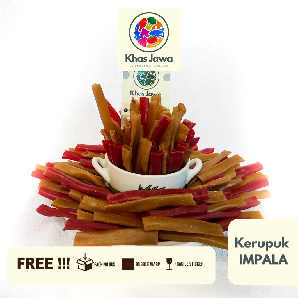 

KERUPUK IMPALA/KERUPUK PIPA 250 GRAM