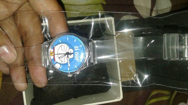 Jc-007b \ Jam Custom \ Bisa Custom Sesuai Keinginan \ Hadiah \ Ultah \ Pernikaha \ Qq Transfaran