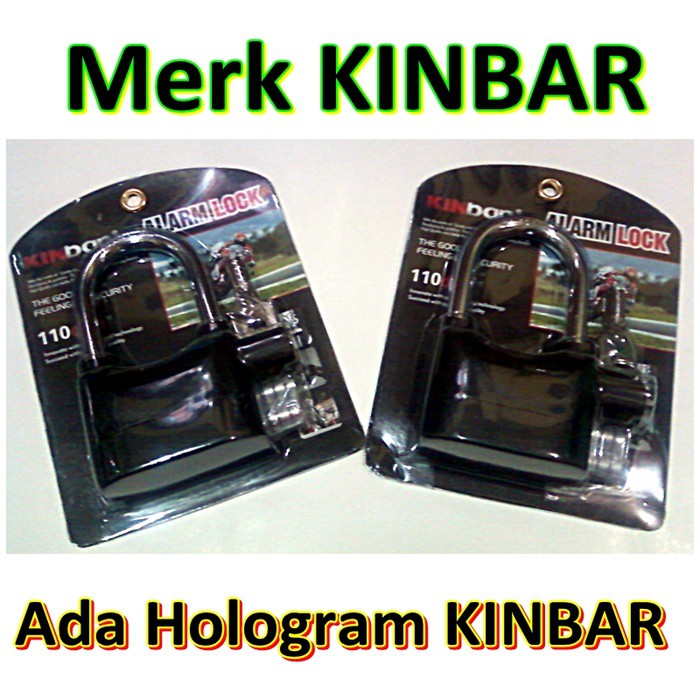 Gembok kinbar alarm