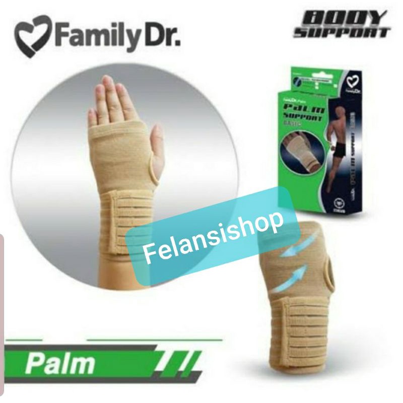 Family Dr Palm Support - Penyangga Pergelangan Tangan - Deker Lengan